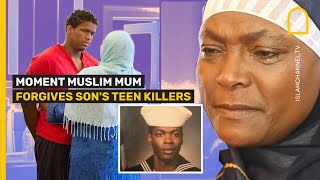 MOMENT MUSLIM MUM FORGIVES SON&#39;S TEEN KILLERS