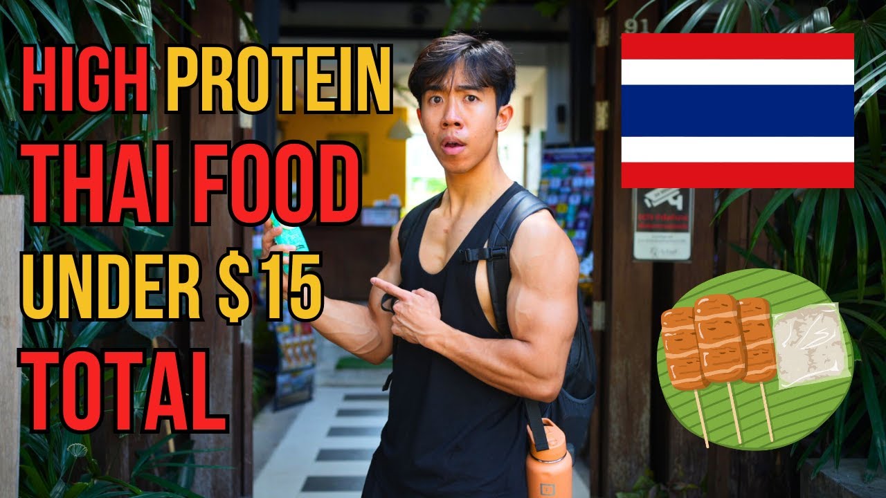 Full Day of Eating to STAY LEAN in Thailand (HIGH PROTEIN)