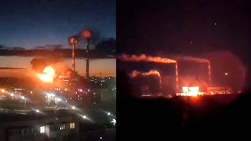Drones attacked the Russian Novomichurinskaya power plant in the Ryazan region.