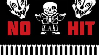 No hit+No cheese Sans completed! (without dialogs) | Undertale by Toby Fox