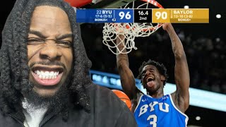 #22 BYU @ BAYLOR | FULL GAME HIGHLIGHTS | ESPN COLLEGE BASKETBALL REACTION!