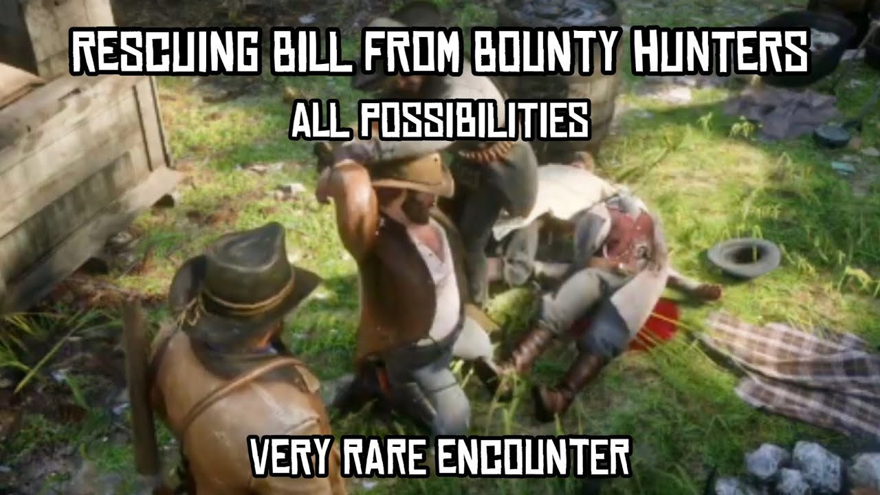 Rescuing Bill From Bounty Hunters During Rare Random Encounter - All Possibilities And Dialogues