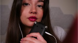 ASMR 1 HR Of Tascam INAUDIBLE WHISPERS & Wet/Dry MOUTH SOUNDS For Sleep, Relaxation, Studying