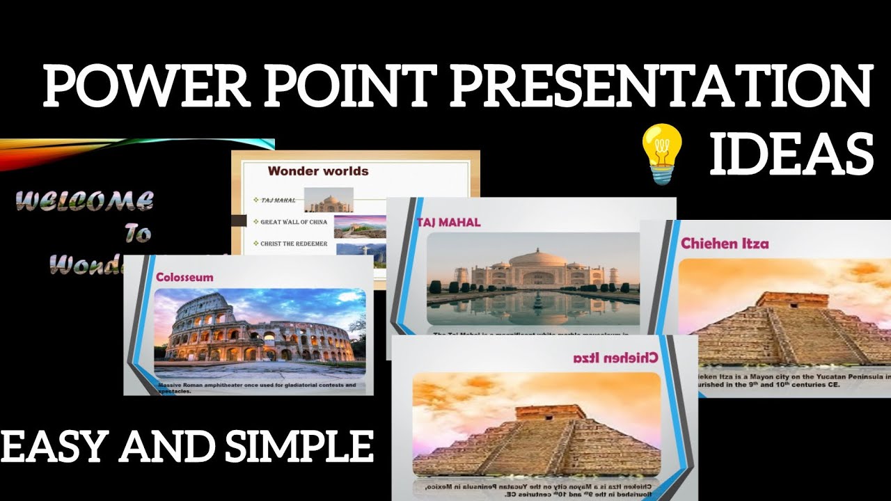 Power point presentation 💡 ideas easy and simple presentation. How to create simple presentation 