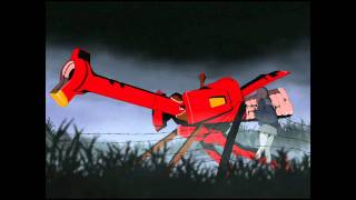 FLCL- Official English Clip- Eating Takkun!
