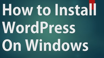 How To Install WordPress On Windows 7, 8, 10 Useing Xampp