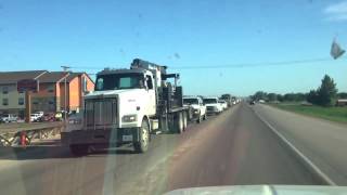 Watford City Traffic Bakken Oil