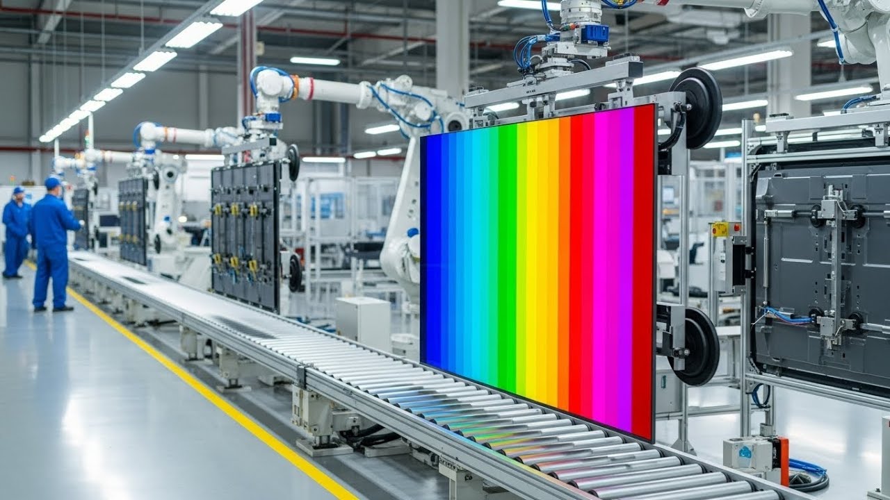 How Televisions Are Made In Biggest TV Factory In The World!!!
