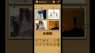 4 PICS PUZZLE GUESS ONE WORD LEVEL 41 ANSWER PACKAGE 4 screenshot 2