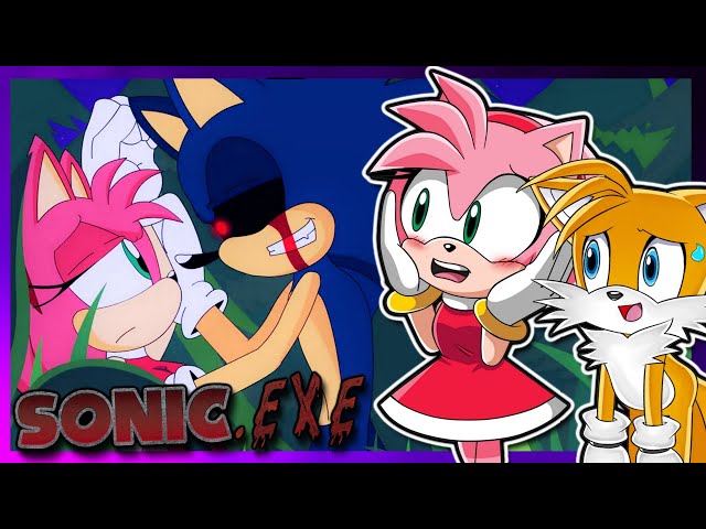 Sonic.EXE Dates Amy ?  Tails & Amy Play Sonic.EXE The Spirits of Hello  Round 2 