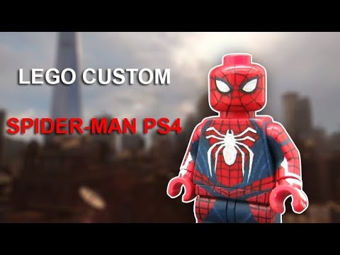 spider man ps4 minifigure