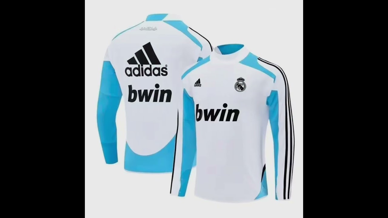 Please recommend me to fans who like retro Real Madrid long-sleeved training clothes at a low price.