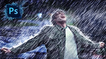 Rain Effect: Photoshop Manipulation Tutorial