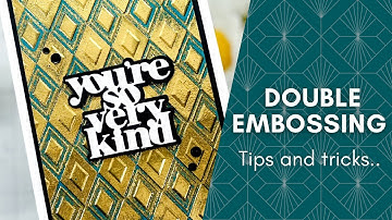 Next Level Cardmaking: Heat Embossing Techniques