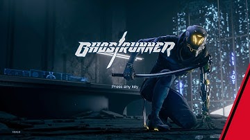 Ghostrunner Title Screen and Main Menu Theme Song | (60fps)