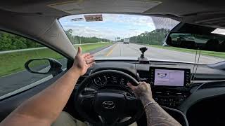 2024 TOYOTA CAMRY SE HYBRID POV DRIVE TO WORK PART 2