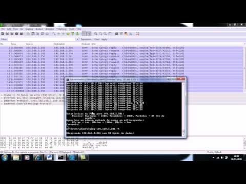 Wireshark Monitorando Protocolo