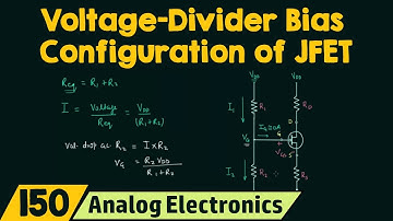 Spanningsdeler-biasconfiguratie van JFET