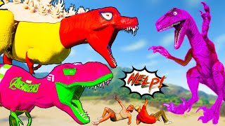 Dinosaur T-Rex Godzilla vs Indominus Rex Godzilla Dinosaur Fight Jurassic Park Evolution