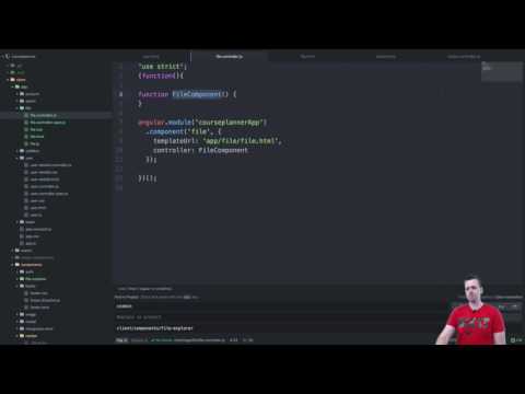 JS Web Apps - FileExplorer - basic component - breakdown