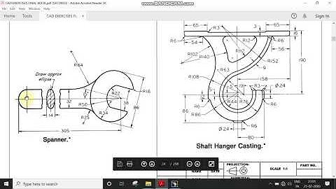 CATIA Sketcher Exercise - Sketch 16