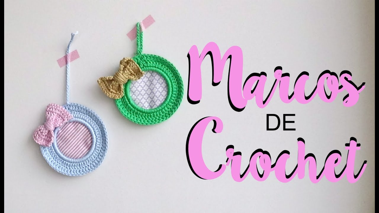 Marcos de crochet. DIY.