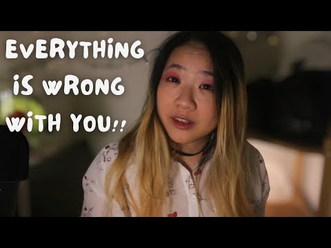 ASMR | Everything is wrong with you!! 😱 wooden medical exam roleplay (layered sounds)
