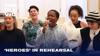 The cast of Just For One Day perform 'Heroes'