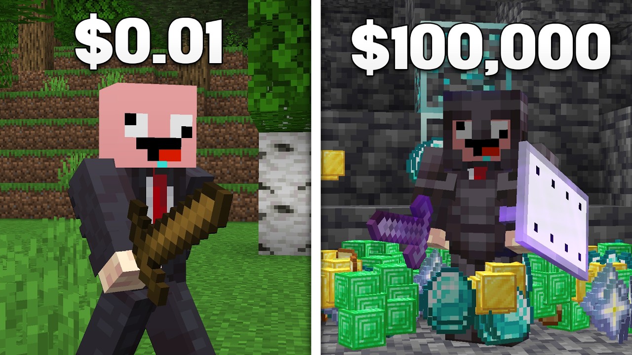 Minecraft Richest Player How i become the Richest player of My Own Minecraft Server - YouTube