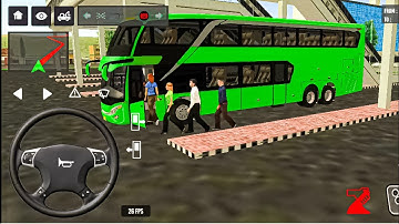 2025 new coach bus simulator 💥 || indonesia bus simulator part-1 #bus​ #game​ #simulator​#aksgamerz​