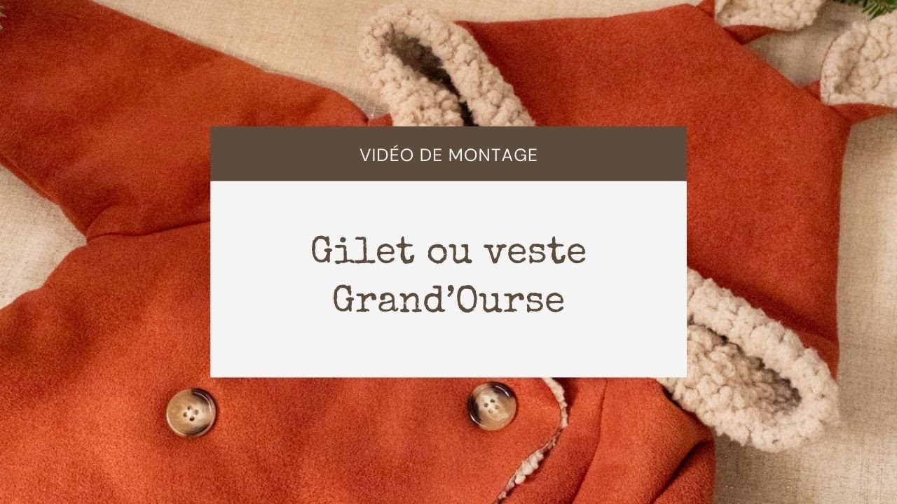 Tutoriel Coudre Une Veste Pour Enfant Patron Grand Ourse Youtube