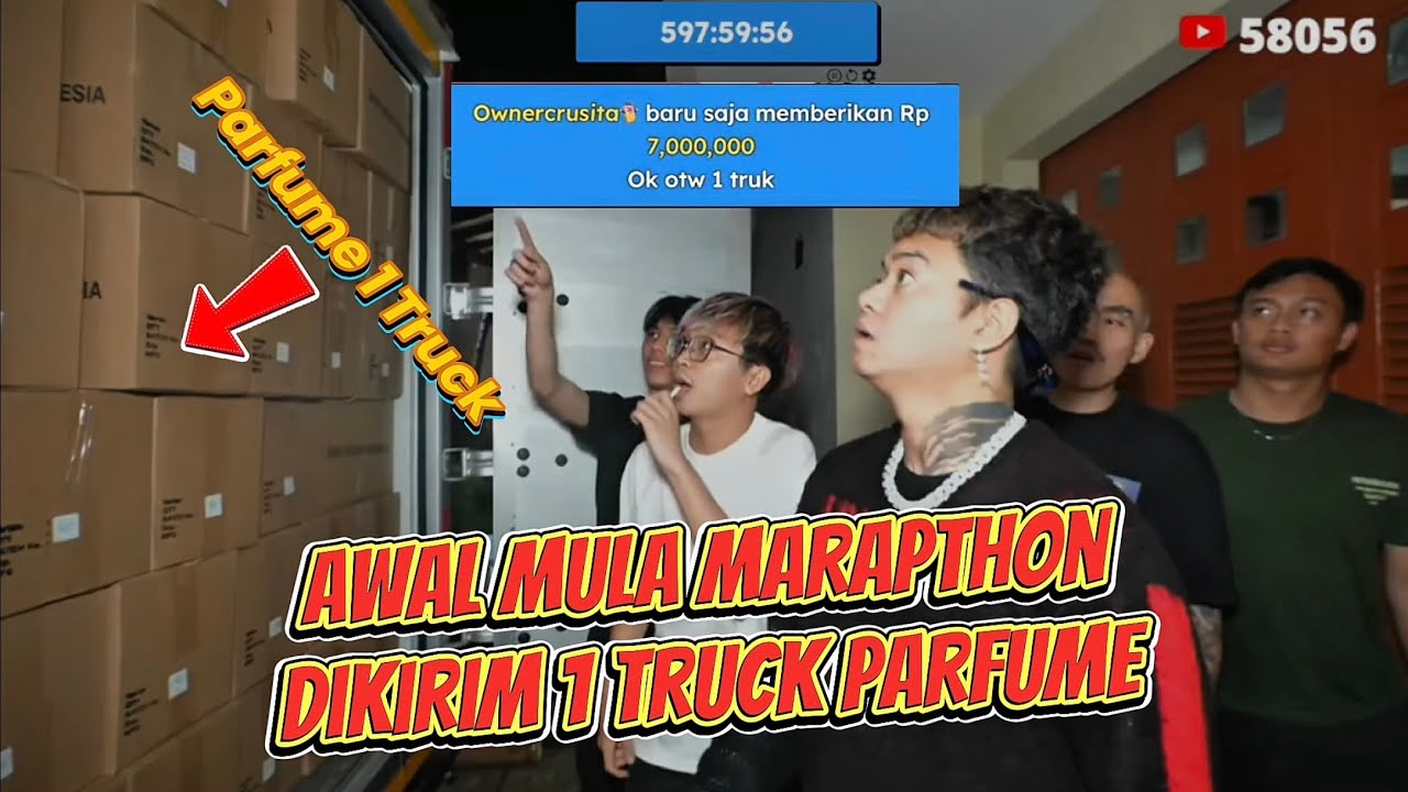 Berawal Dari Becanda Jadi Dikirim 1 Truck🤣 || Marapthon Dikirim Parfume 1truck 
