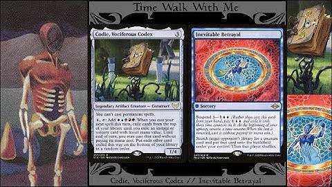 EDH Deck Tech Addendum: Codie, Vociferous Codex and Inevitable Betryal