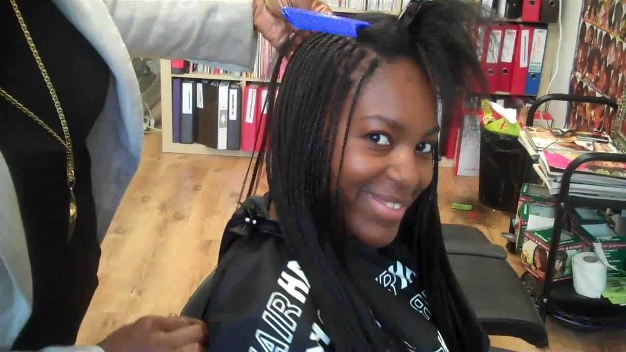 Tutorial Micro Braids With Kanekalon Extensions 1 Youtube