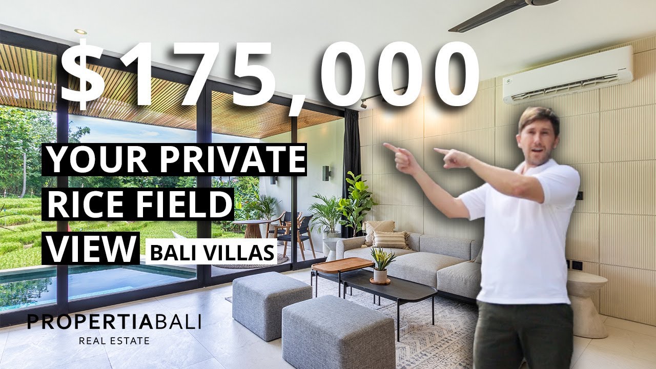 EXCLUSIVE 💎 LA-Style Canggu Bali Villa [Protected Rice Field View!]