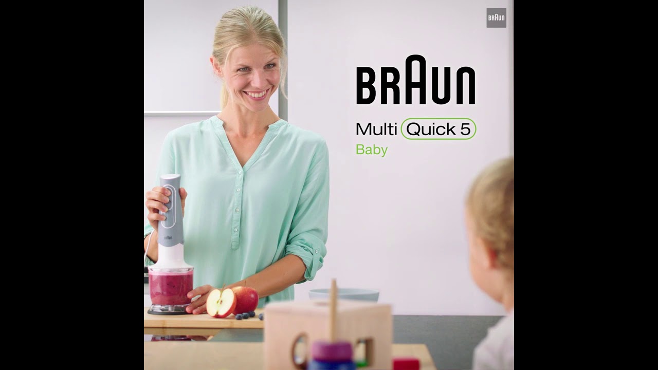MQ523 Video4 MultiQuick 5 Baby Food Maker and Hand Blender