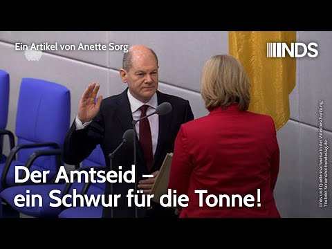 Der Amtseid – ein Schwur für die Tonne! | Anette Sorg | NDS-Podcast