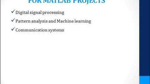 MATLAB PROJECTS FOR CSE STUDENTS