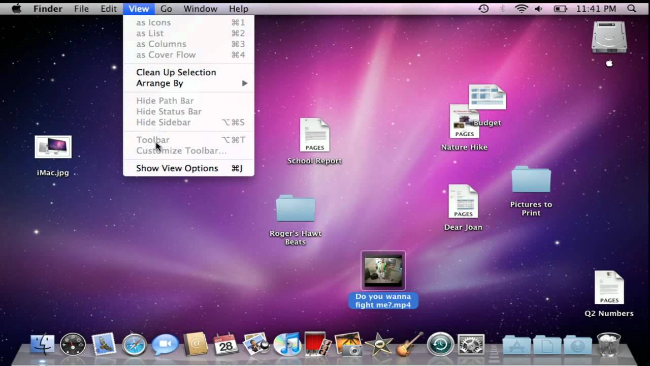 How to Organize Your Mac OS X Desktop - YouTube