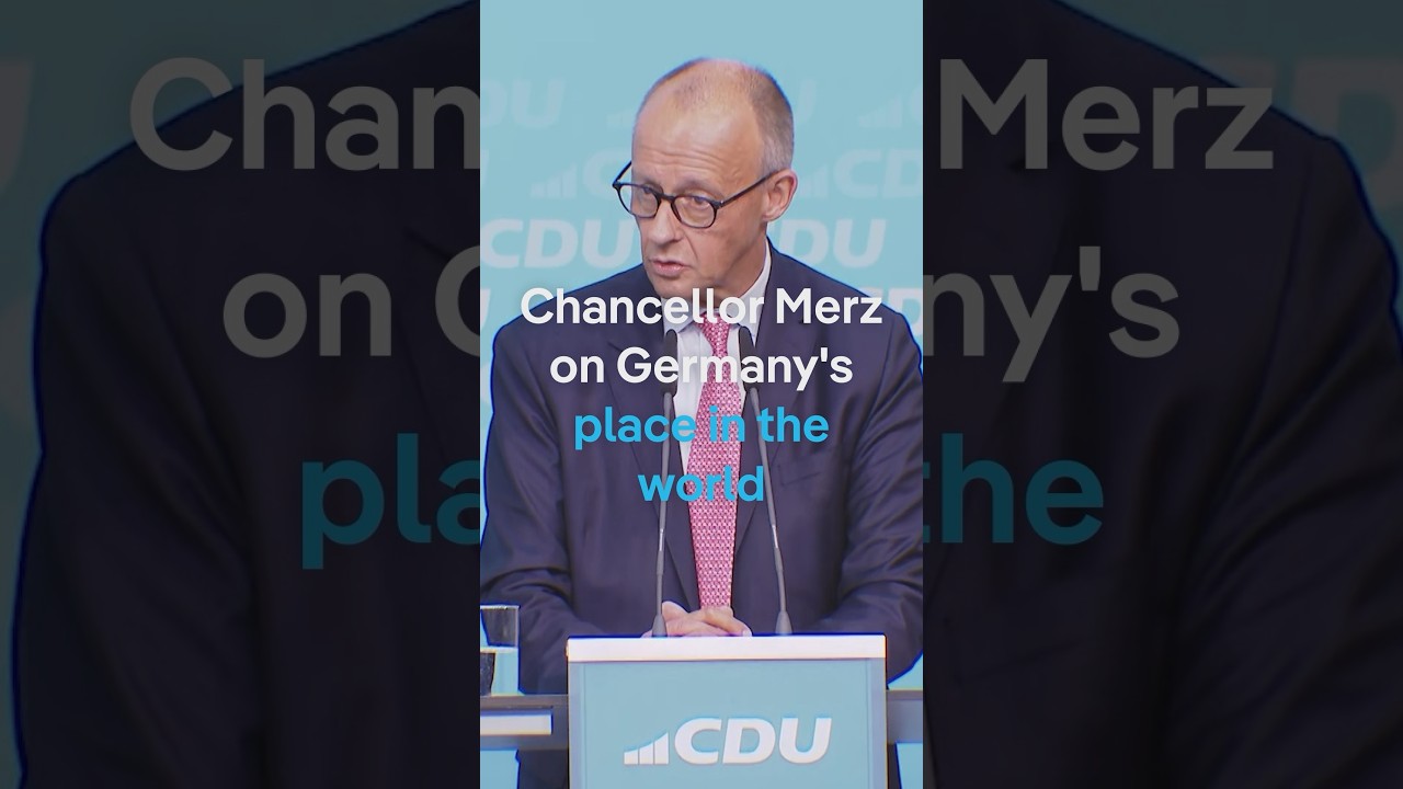 Chancellor Merz on Germany's place in the world | DW News