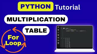 Python Multiplication Table in Google Colab (Beginners)