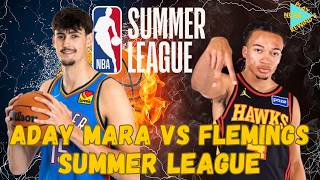 Aday Mara Vs Atlanta Summer League - Cerca Del Doble Doble
