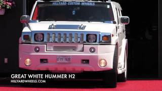 HILLYARD CUSTOM RIM & TIRE WORLDS MOST EXPENSIVE HUMMER H2 32 INCH