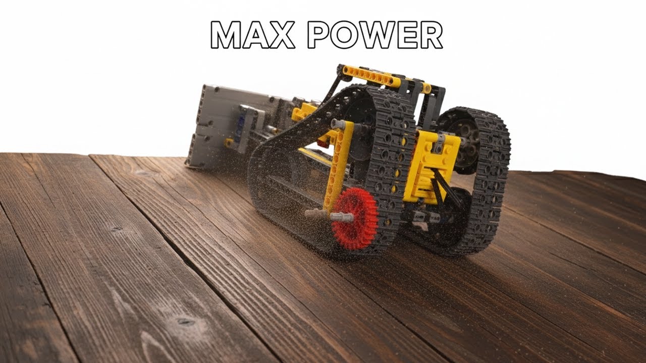 Lego Technic Bulldozer Challenge: Tracks vs Wheels in Deep Sand
