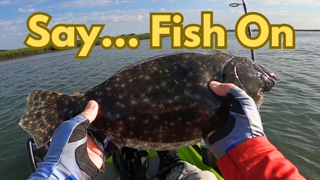 Summer Inshore Flounder and Trout Fishing in the creeks of Murrells