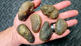 Do these Ugly rocks have beautiful bands inside?!