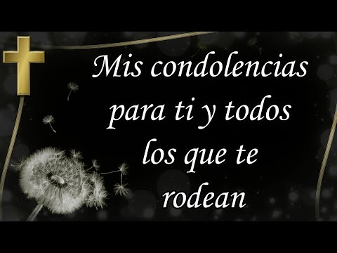 Video: ¿En mi más sentido pésame?