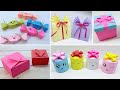 5 Cách làm hộp quà dễ thương – Hướng dẫn cách gấp hộp quà – DIY How to make Gift Box – Liam Channel