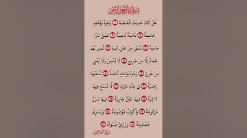 القرآن الكريم سورة الغاشية إدريس أبكر #القرآن_الكريم #راحة_نفسية #إطمن #لايك #اكسبلور