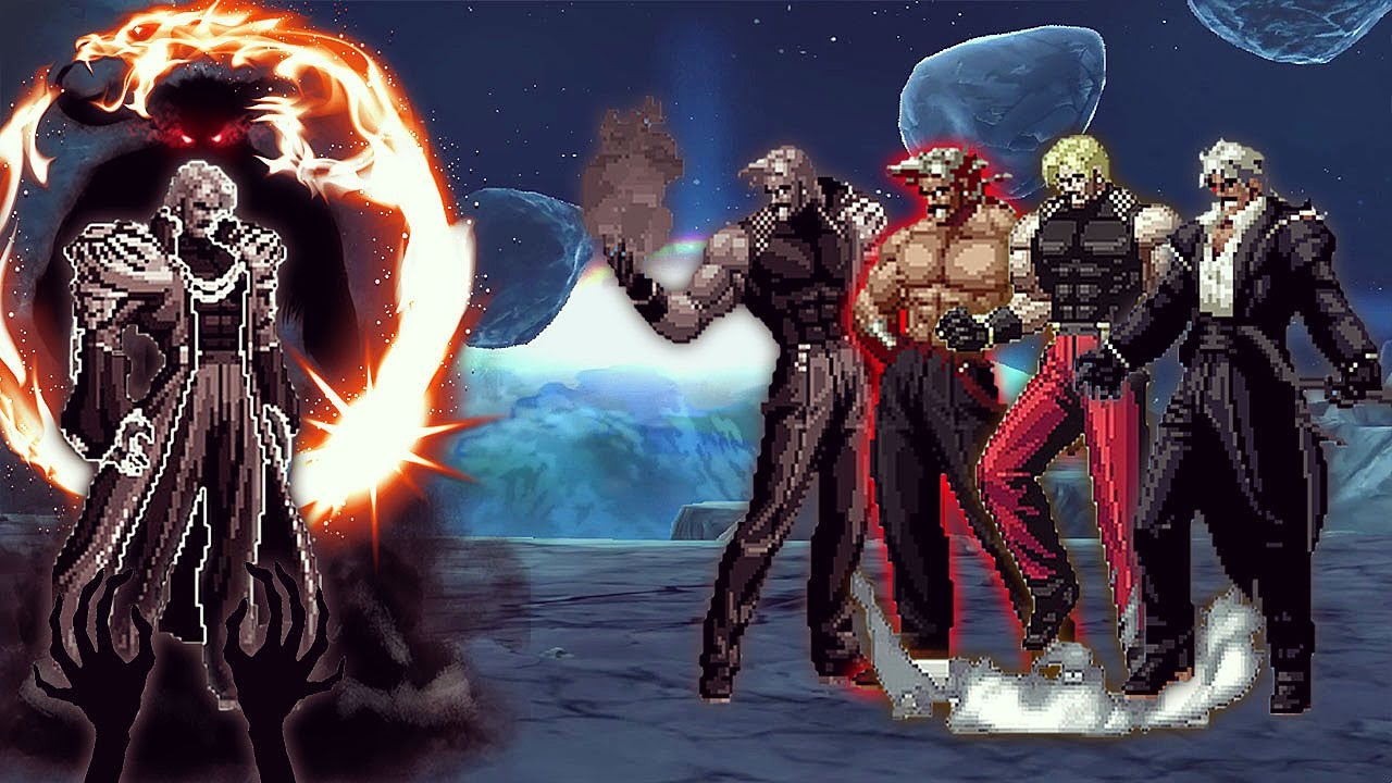[KOF Mugen] New Final Rugal Vs Ultimate Bosses Rugal Team - YouTube